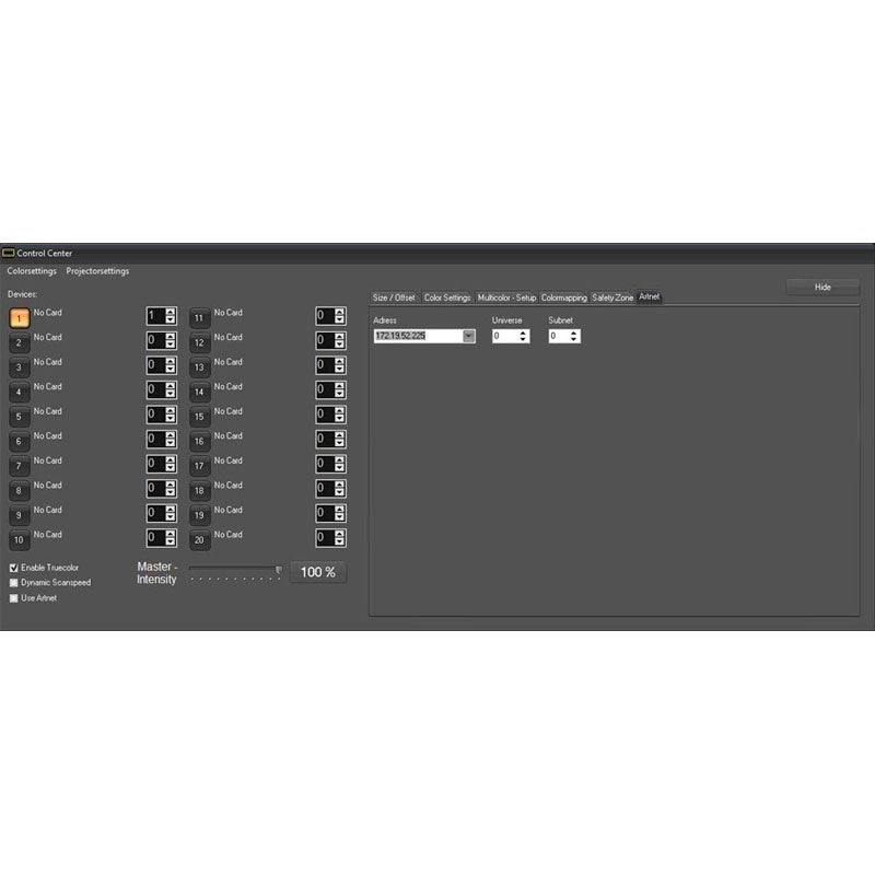 Laserworld Showcontroller - Software multimedia para shows láser