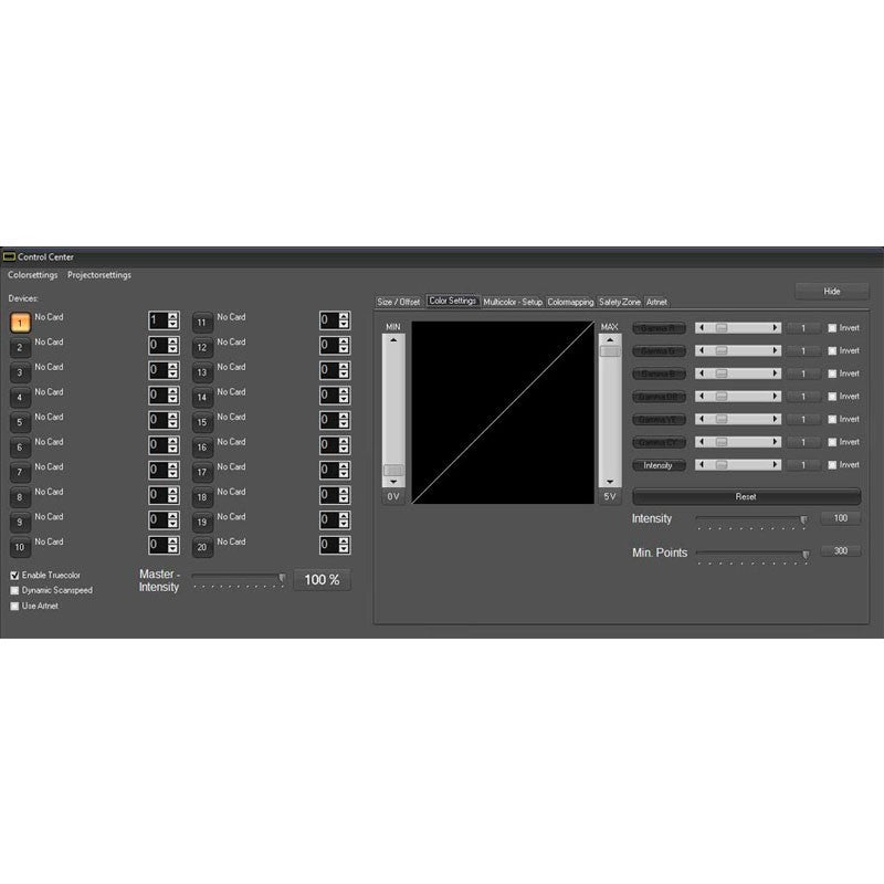 Laserworld Showcontroller - Software multimedia para shows láser