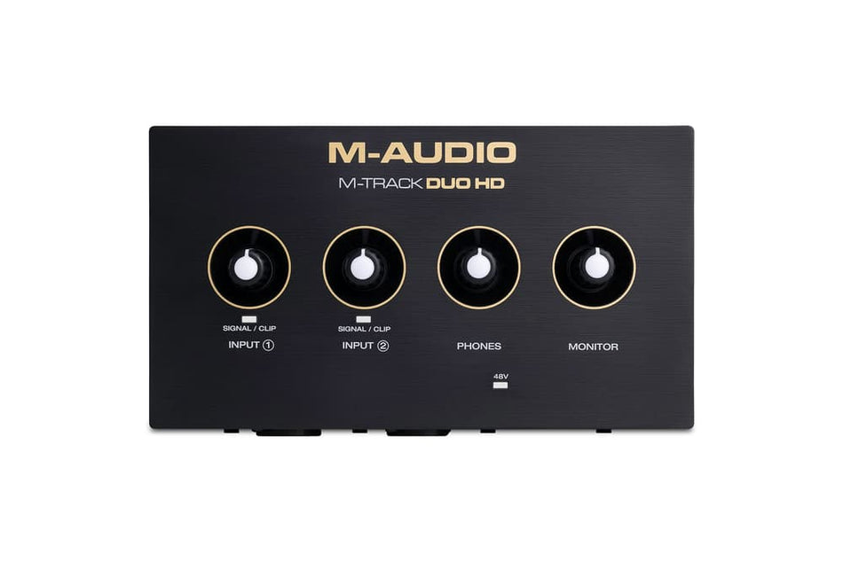 M-Audio M-Track Duo HD Pack - Complete Recording Kit for Home Studio