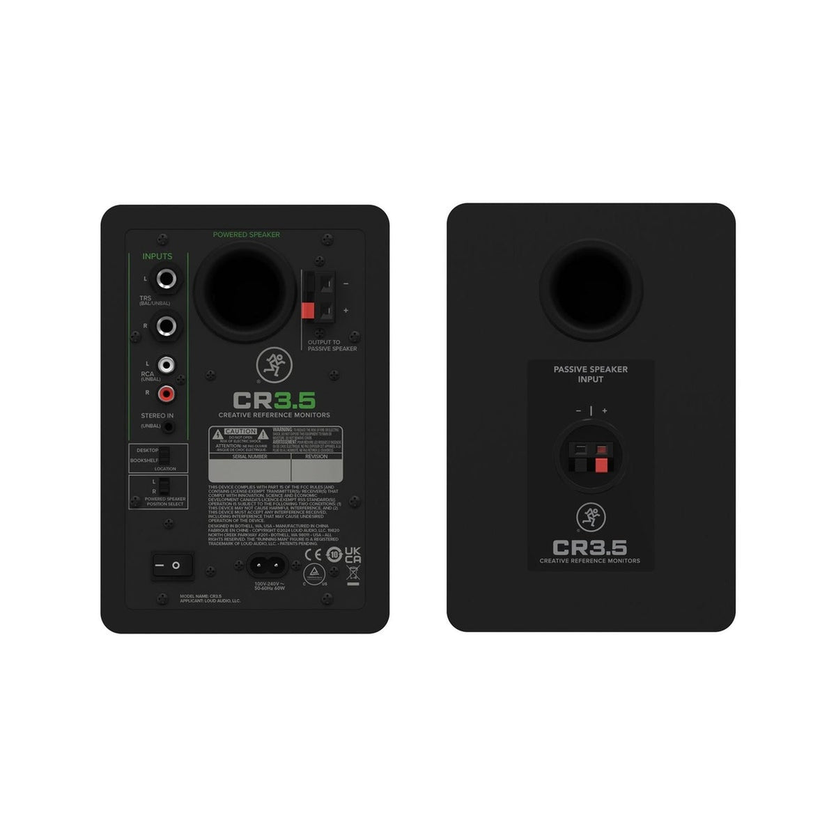 MACKIE CR3.5 - Monitores de estudio autoamplificados de 3,5" - Tempo Shop