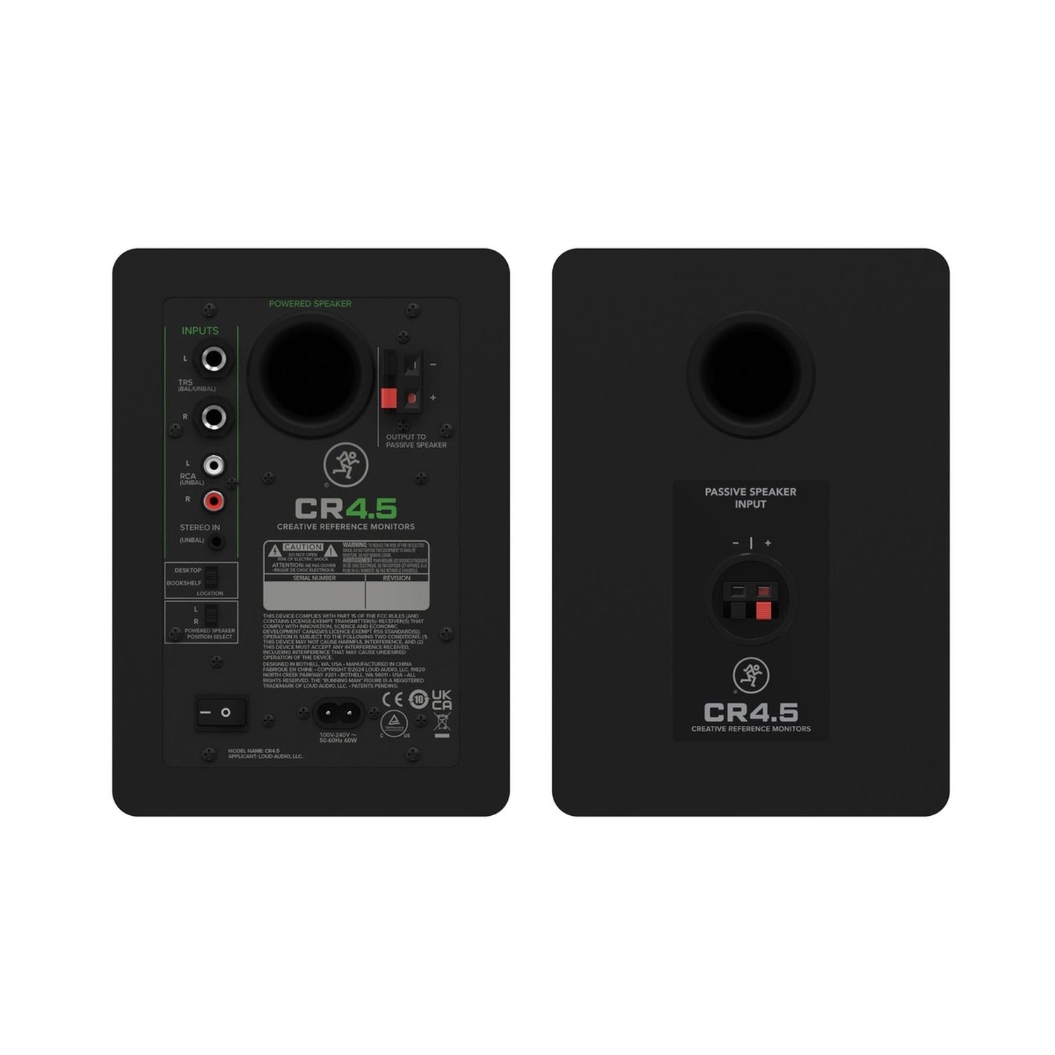 MACKIE CR4.5 - Monitores de estudio autoamplificados de 4,5" - Tempo Shop