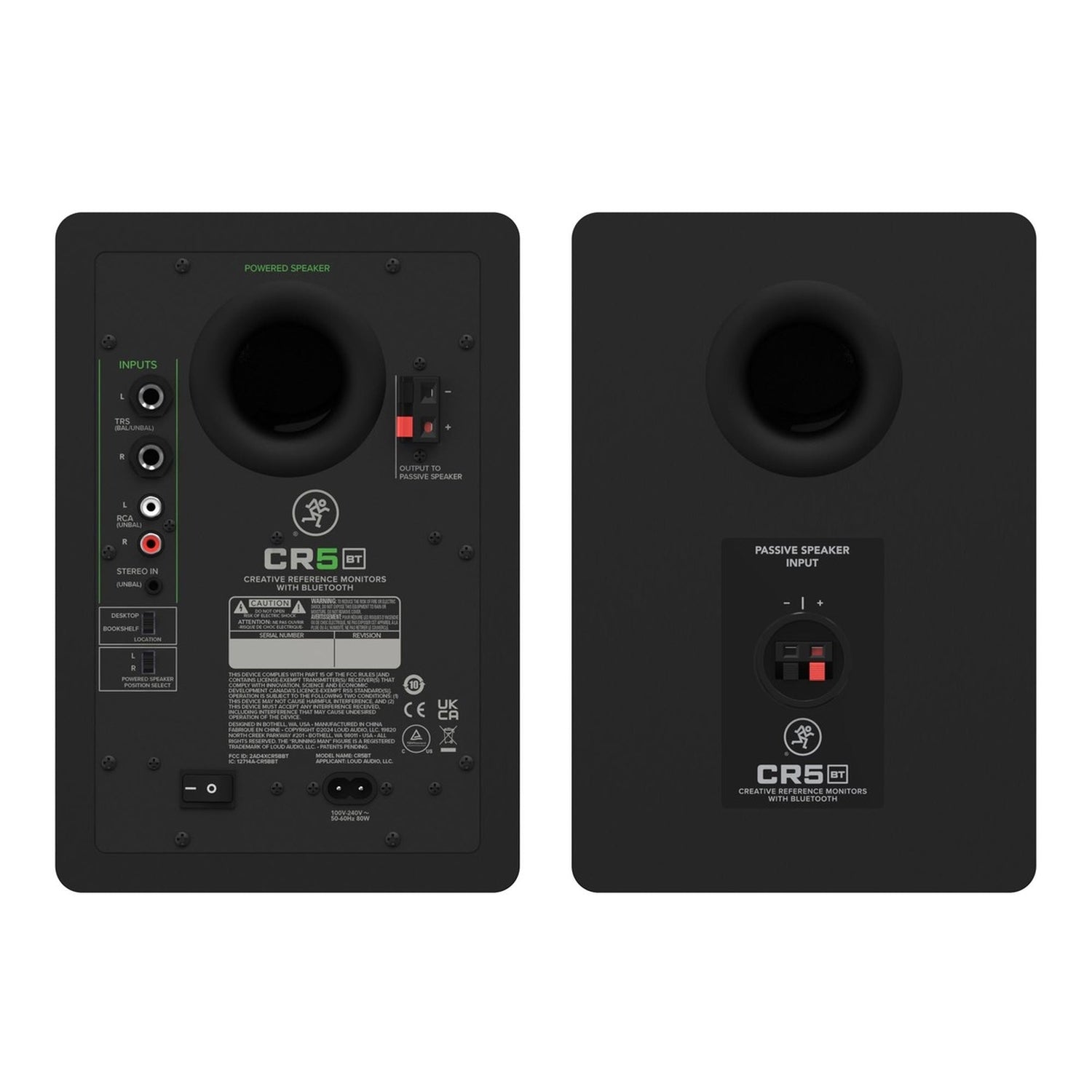 MACKIE CR5BT - Monitores de estudio autoamplificados de 5" con Bluetooth - Tempo Shop