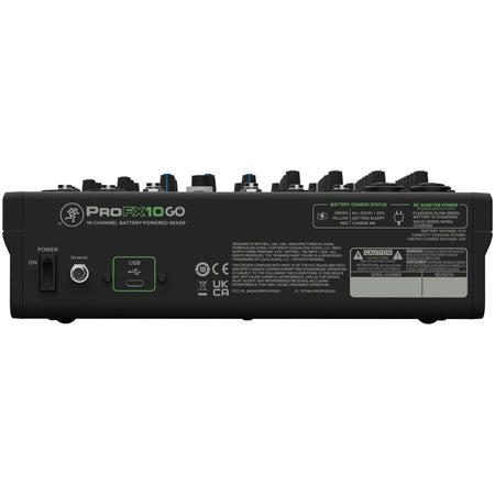 MACKIE PROFX10GO - Mezclador portátil - Tempo Shop
