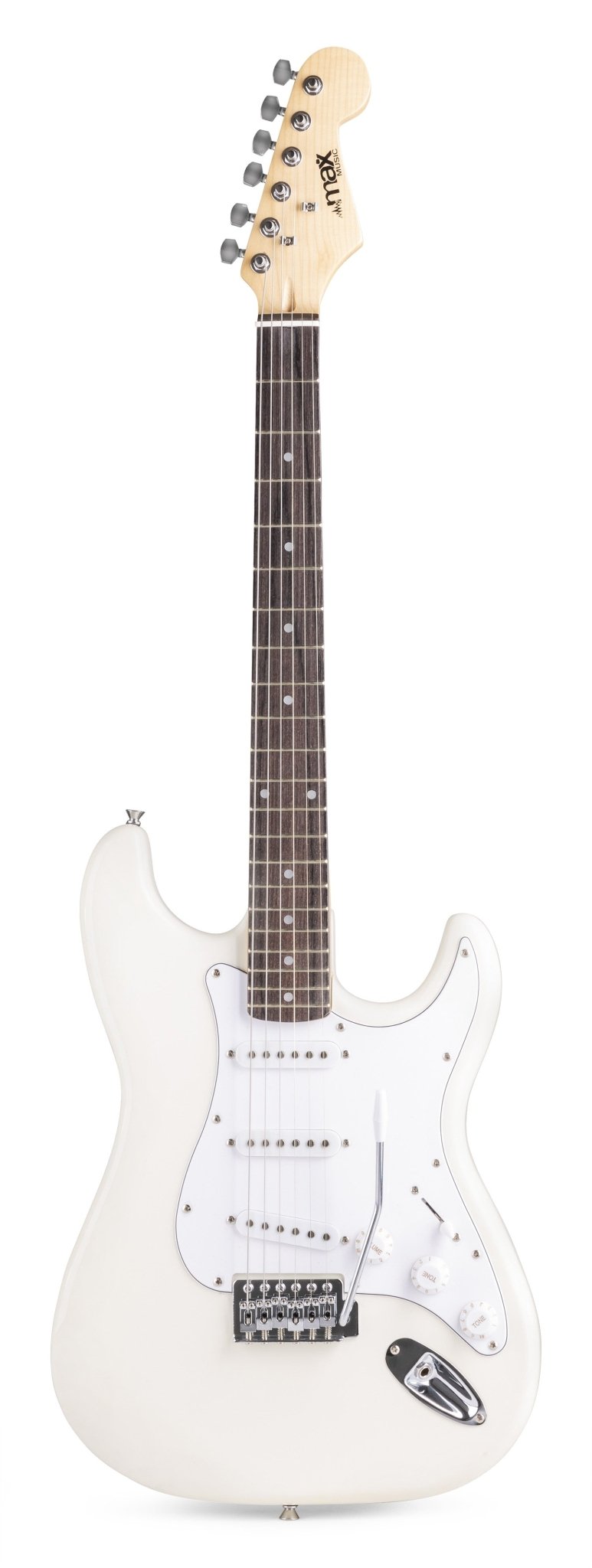 Max GigKit - Conjunto Guitarra Eléctrica Blanco - Tempo Shop