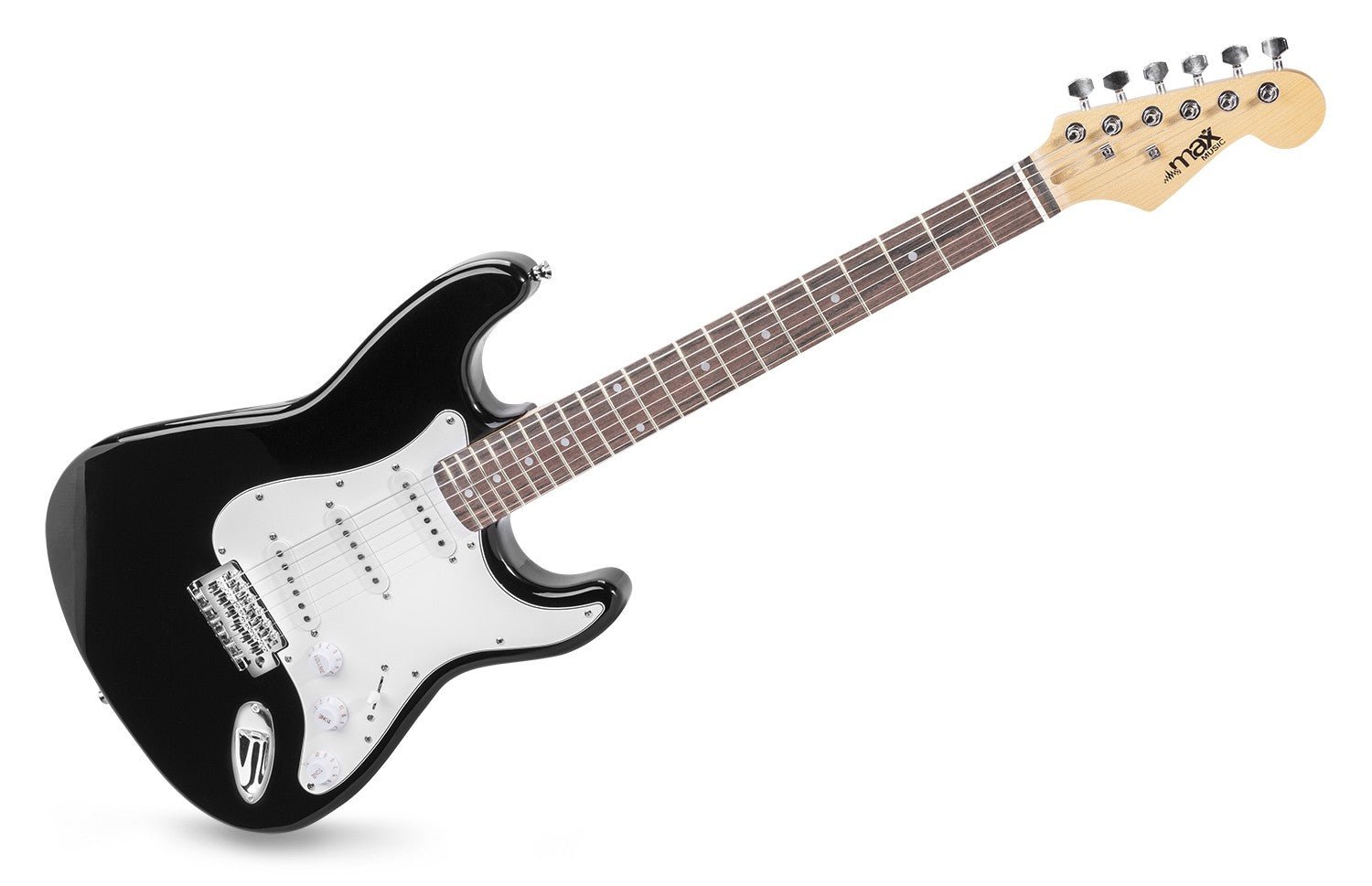 Max GigKit - Conjunto Guitarra Eléctrica Negro - Tempo Shop