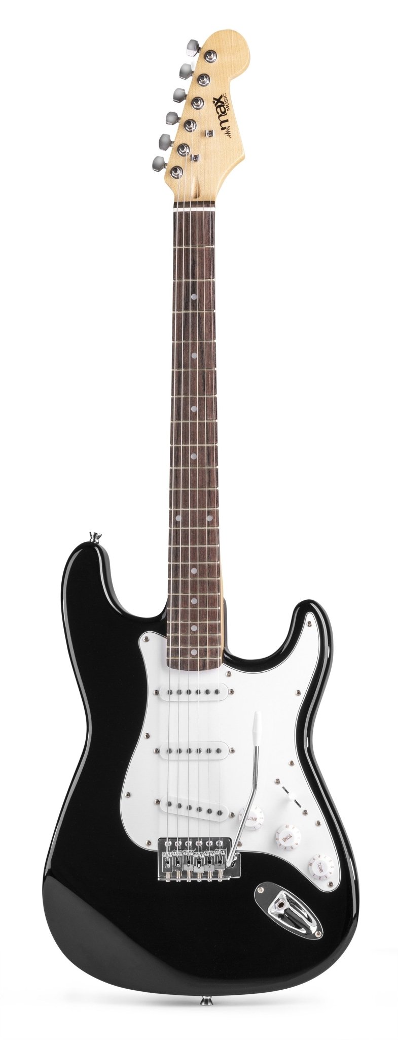 Max GigKit - Conjunto Guitarra Eléctrica Negro - Tempo Shop