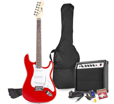 Max GigKit - Conjunto Guitarra Eléctrica Rojo - Tempo Shop