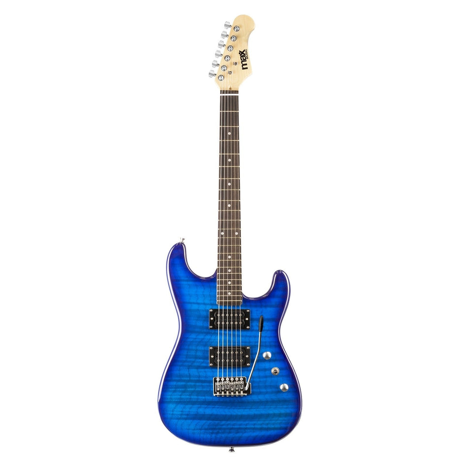 Max GigKit - Guitarra Eléctrica estilo acolchado Azul Oscuro - Tempo Shop