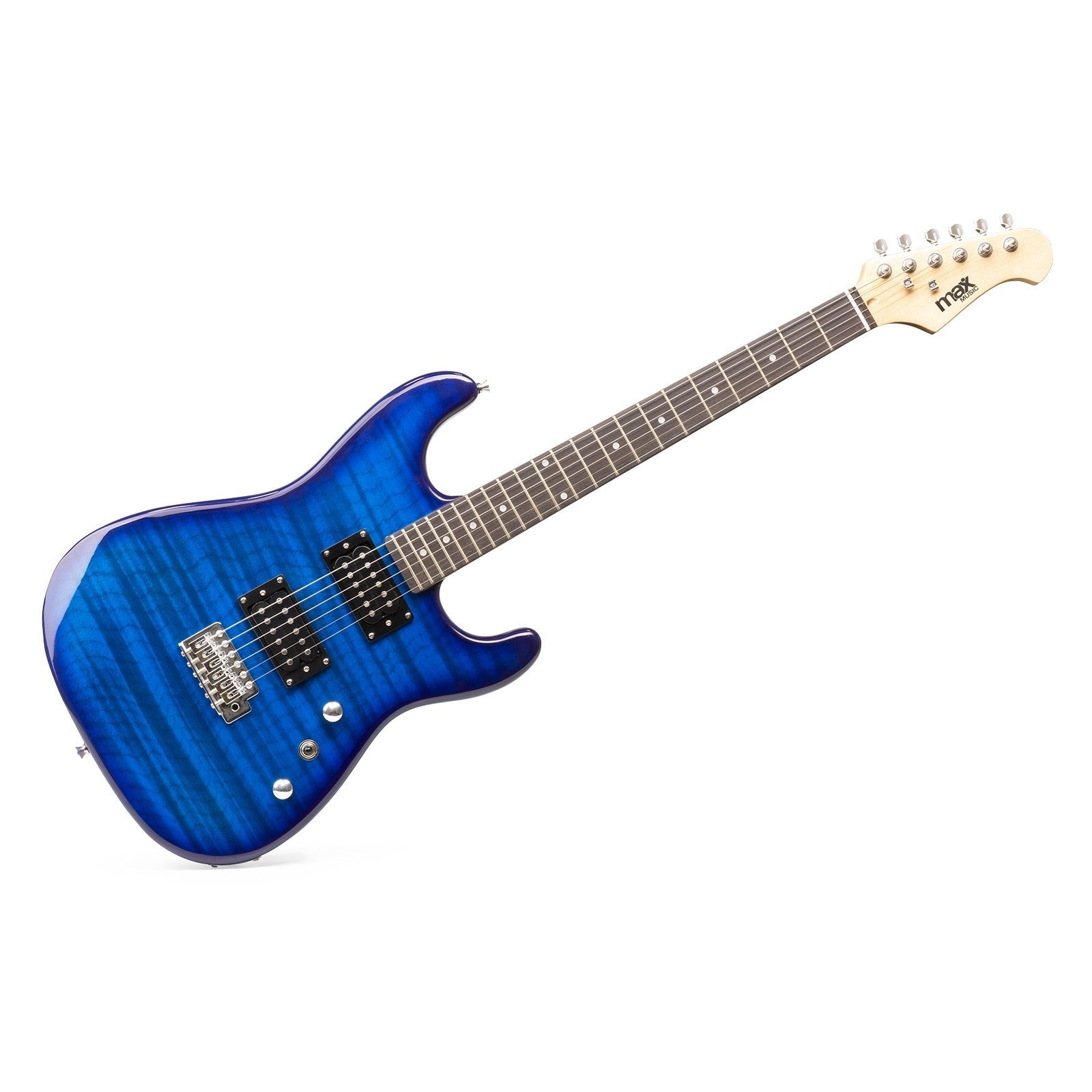 Max GigKit - Guitarra Eléctrica estilo acolchado Azul Oscuro - Tempo Shop