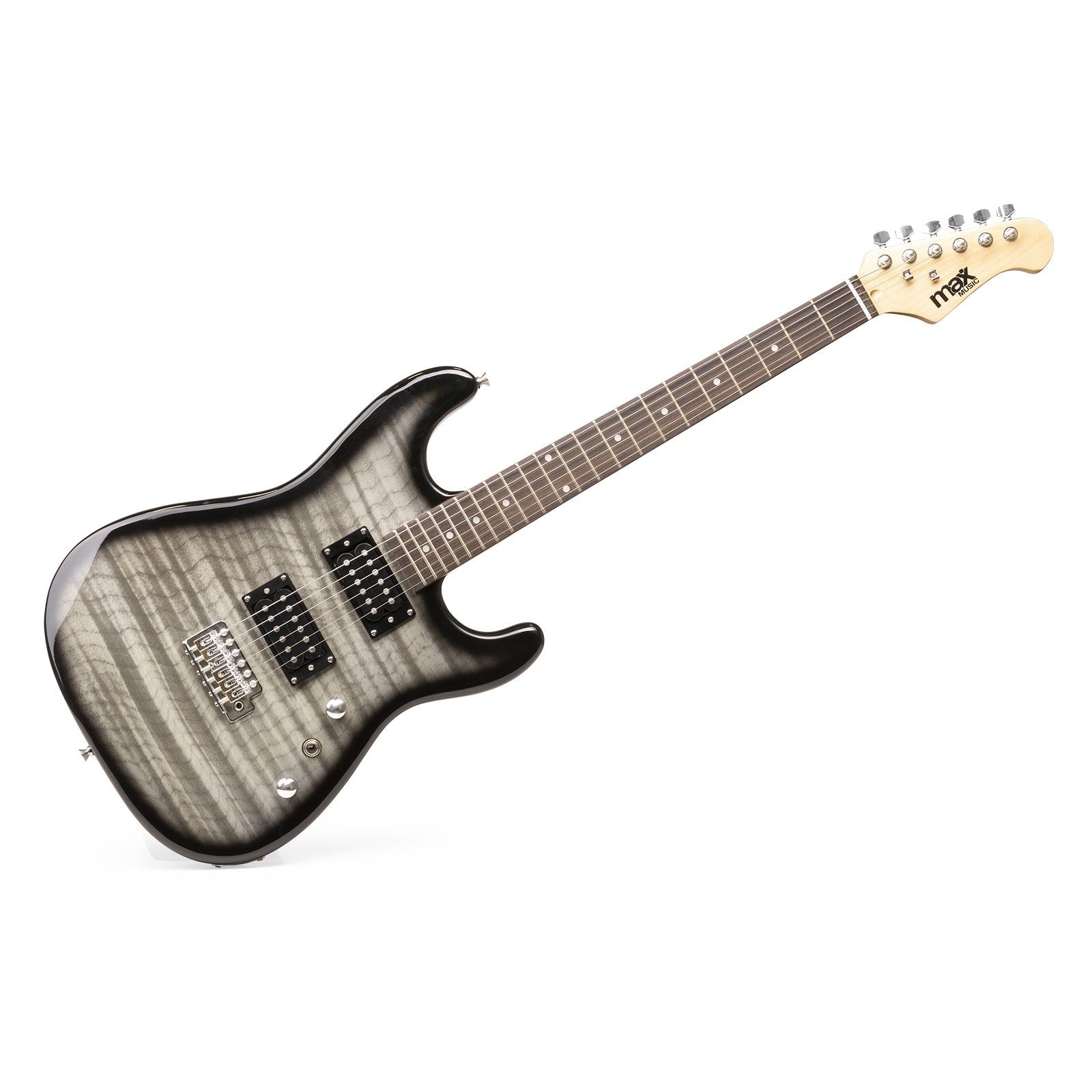 Max GigKit - Guitarra Eléctrica estilo acolchado Negro - Tempo Shop