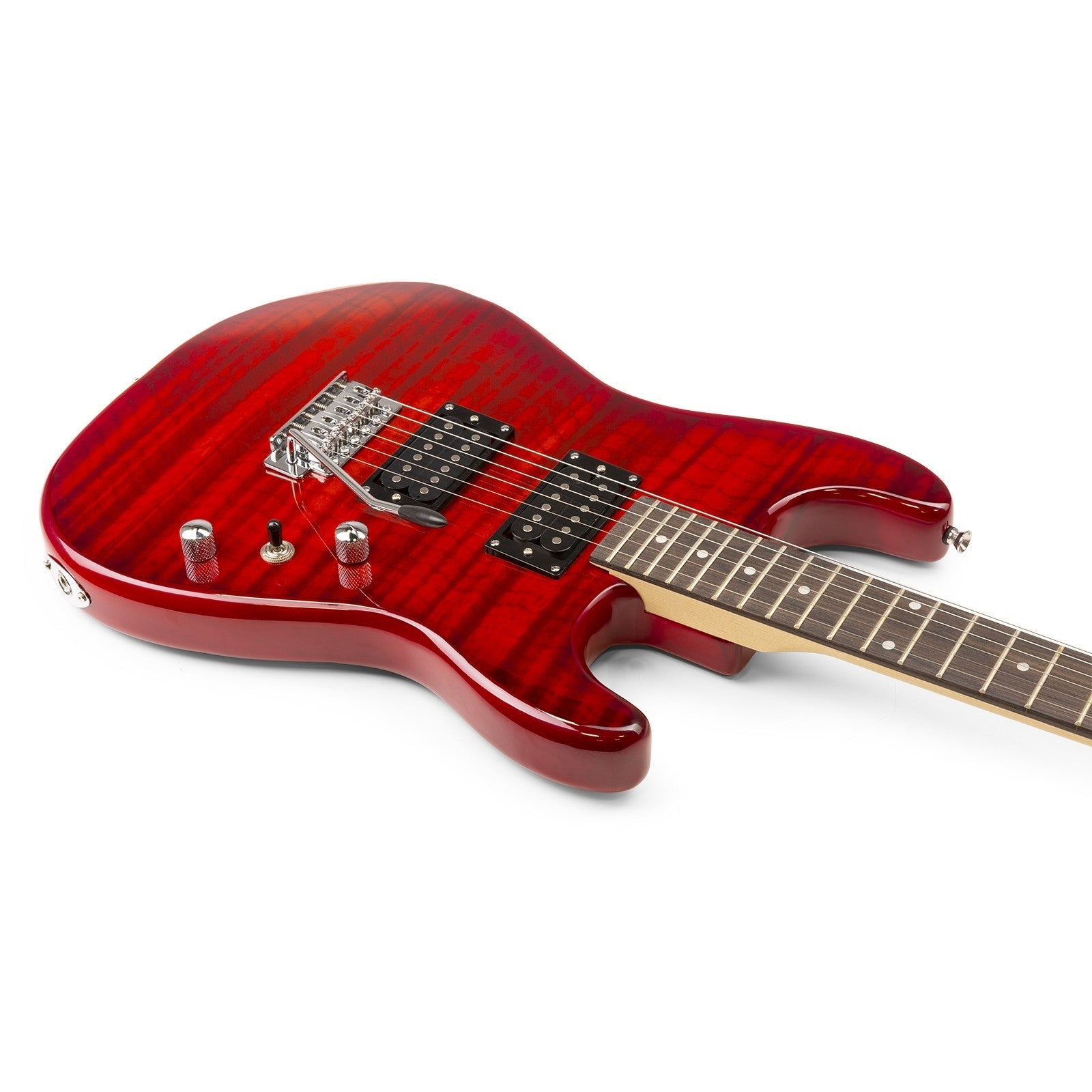 Max GigKit - Guitarra Eléctrica estilo acolchado Rojo Oscuro - Tempo Shop