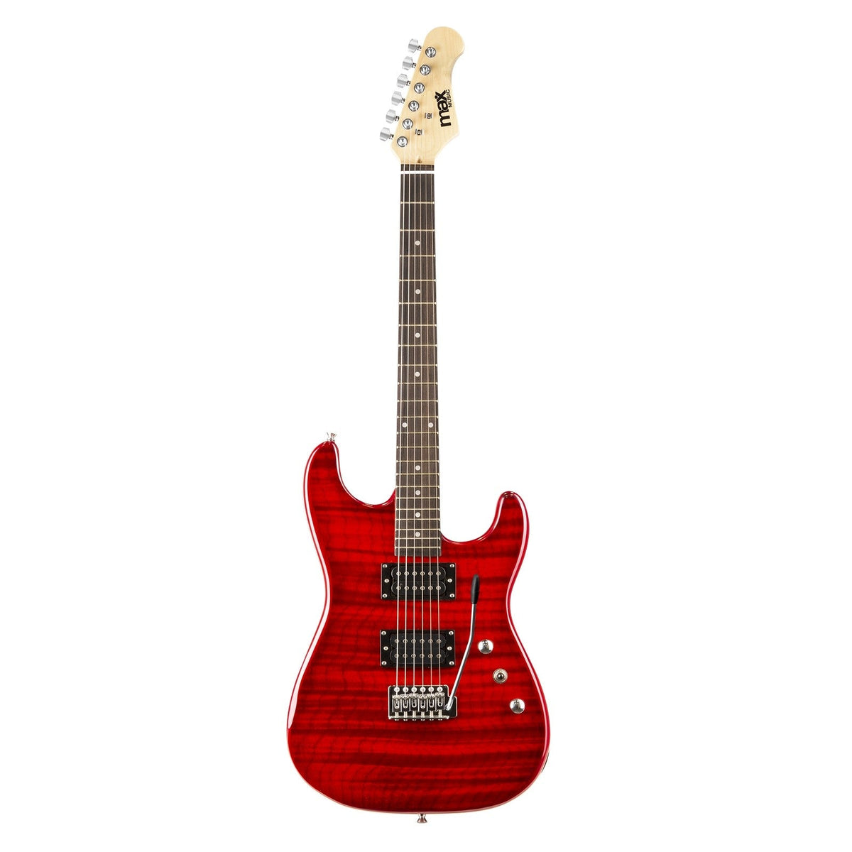 Max GigKit - Guitarra Eléctrica estilo acolchado Rojo Oscuro - Tempo Shop