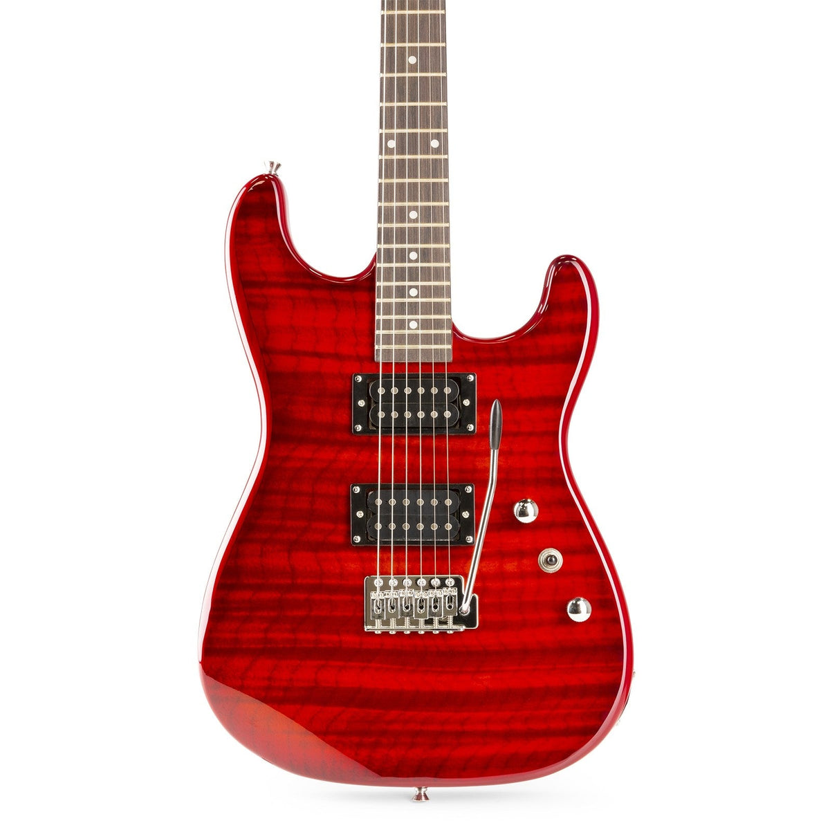 Max GigKit - Guitarra Eléctrica estilo acolchado Rojo Oscuro - Tempo Shop