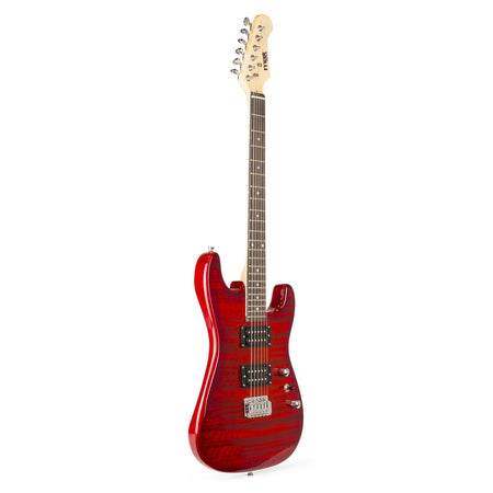 Max GigKit - Guitarra Eléctrica estilo acolchado Rojo Oscuro - Tempo Shop