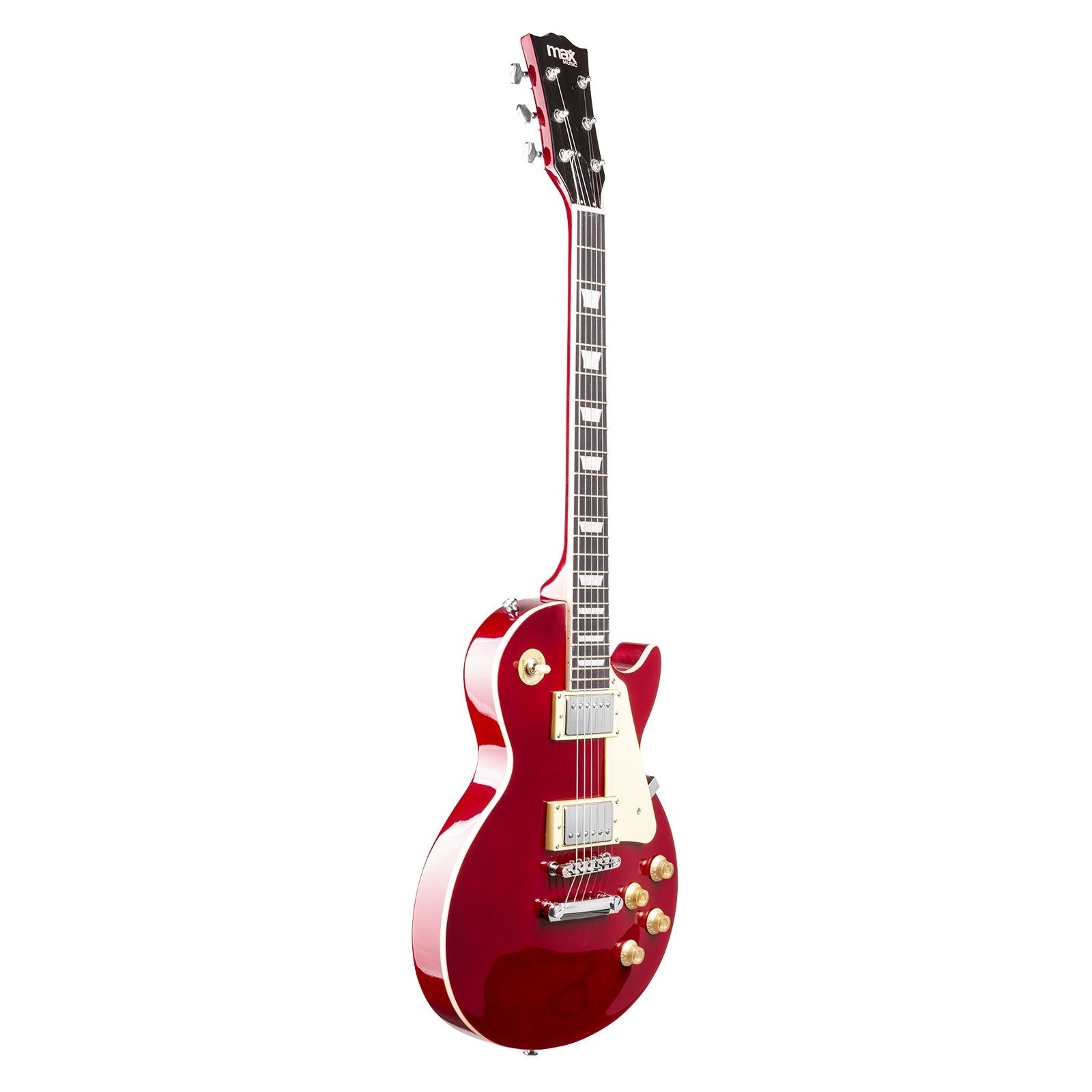 Max GigKit - Guitarra Eléctrica LP Rojo Oscuro - Tempo Shop