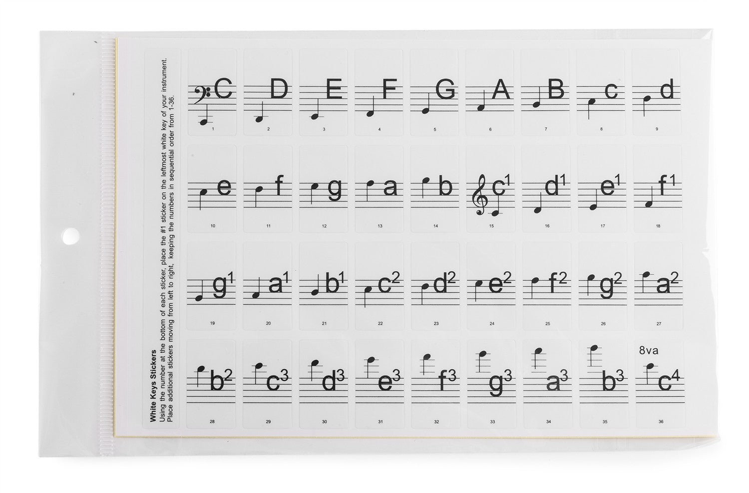 Max KB - KEY - Pegatinas no permanentes de notas para teclado - Tempo Shop