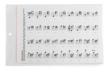 Max KB - KEY - Pegatinas no permanentes de notas para teclado - Tempo Shop