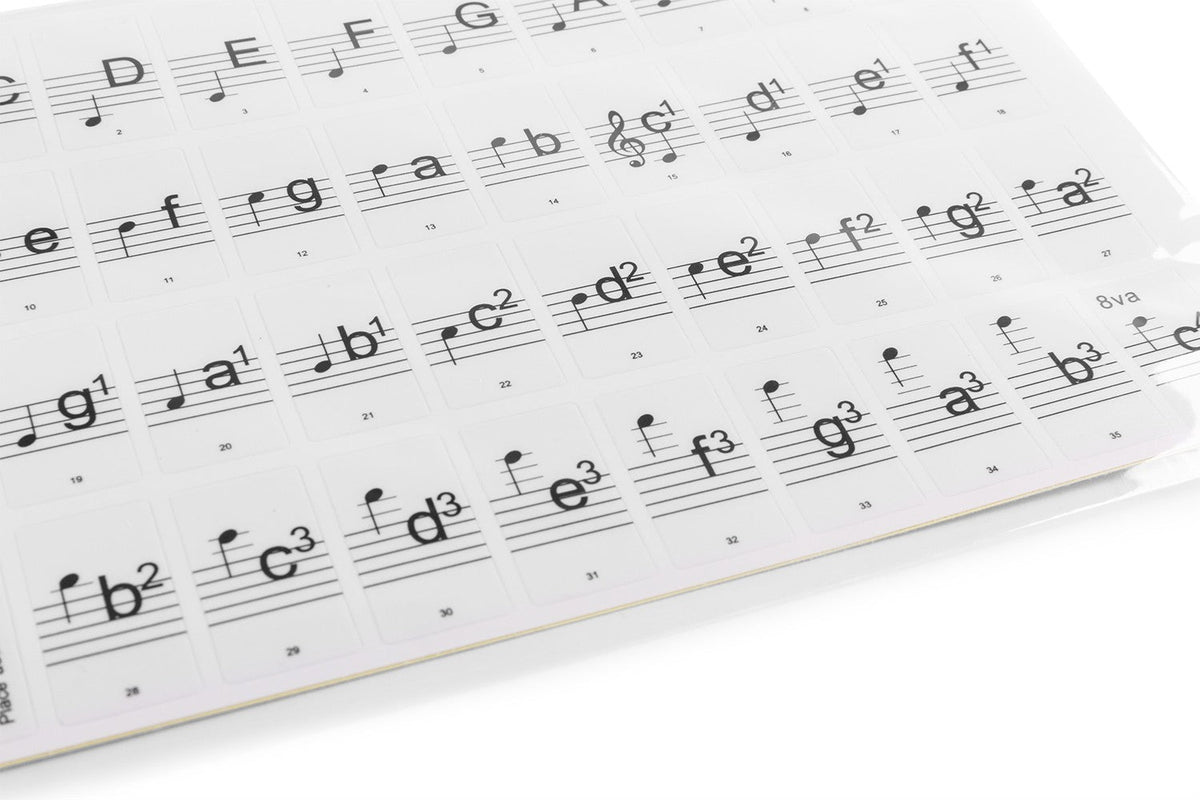 Max KB - KEY - Pegatinas no permanentes de notas para teclado - Tempo Shop