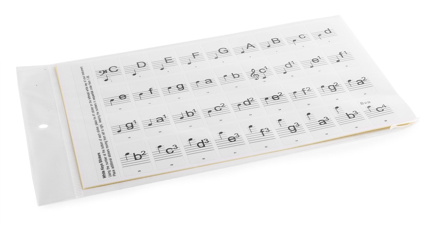 Max KB - KEY - Pegatinas no permanentes de notas para teclado - Tempo Shop