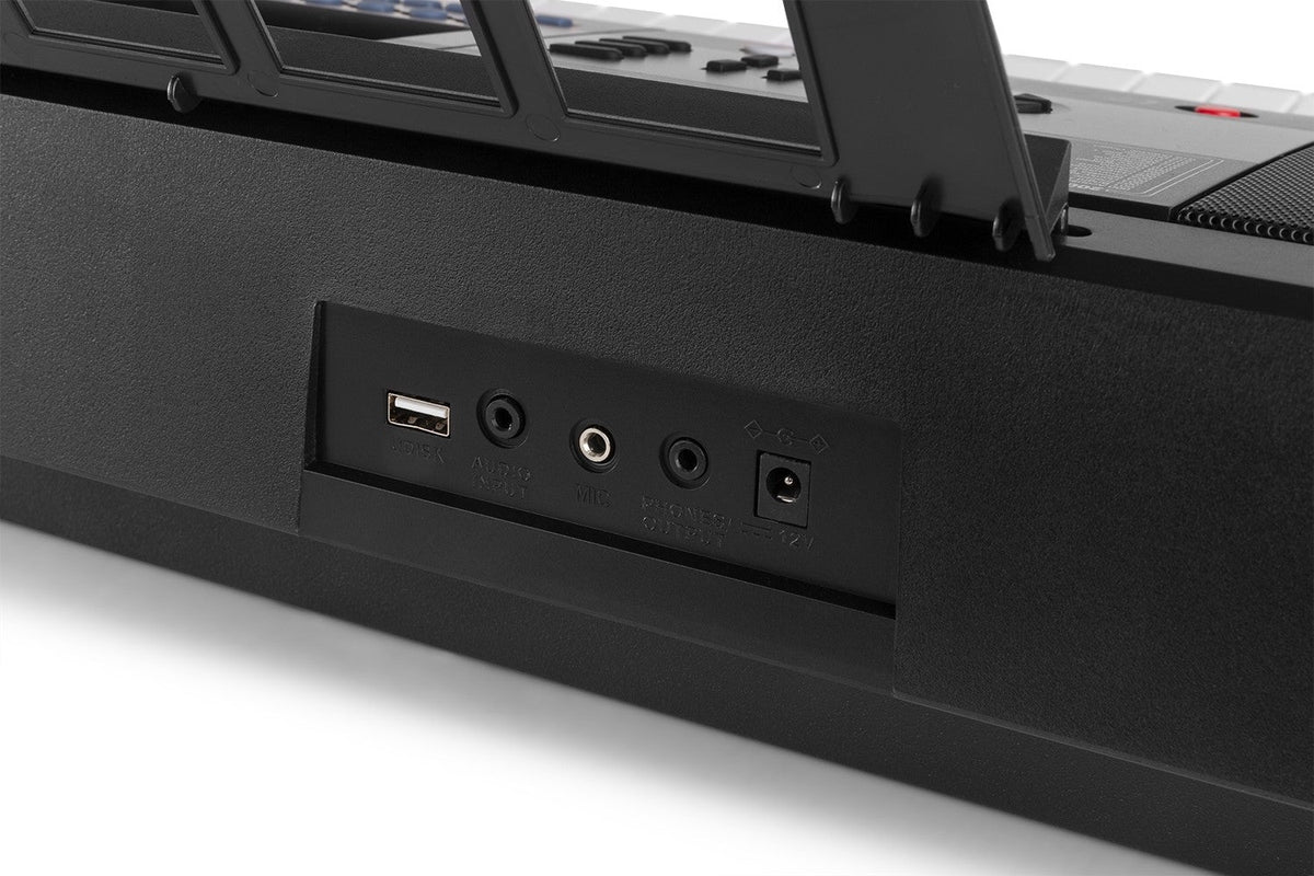 Max KB3 - Teclado Electrónico de 61 teclas con respuesta al tacto - Tempo Shop