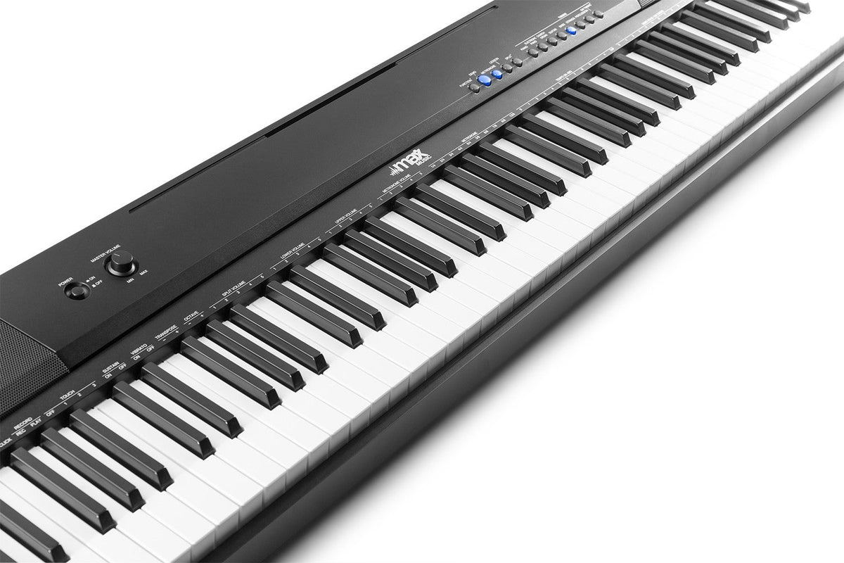 Max KB6W - Piano Digital 88 teclas con Soporte en madera - Tempo Shop