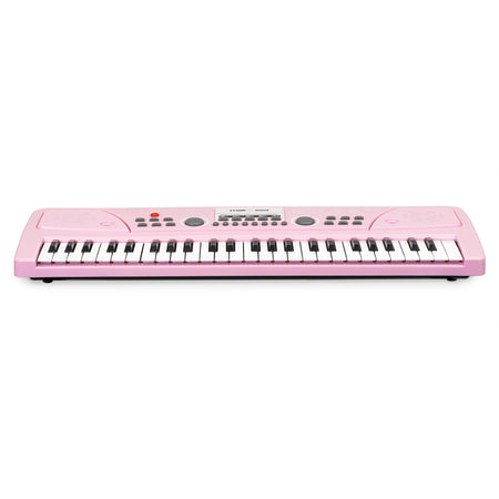 Max KD49P - Teclado Electrónico 49 Teclas con Batería Rosa - Tempo Shop