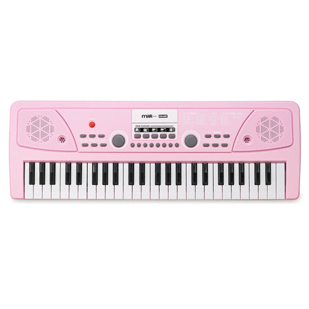 Max KD49P - Teclado Electrónico 49 Teclas con Batería Rosa - Tempo Shop