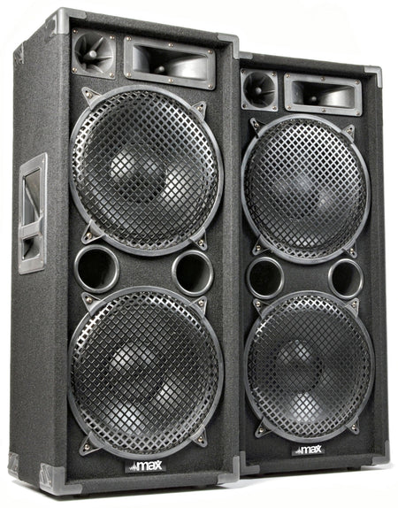 Max MAX212 - Bafle 2x12" - 1400W - Tempo Shop