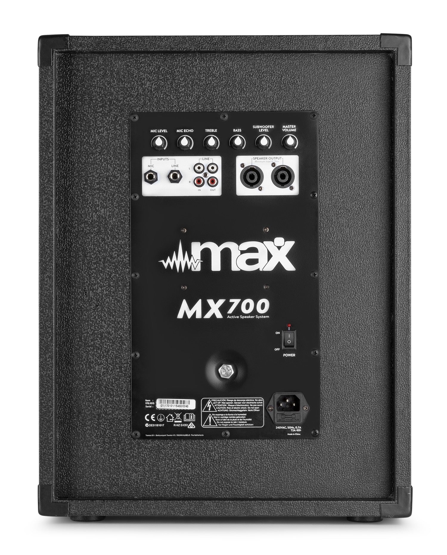 Max MX700 2.1 - Sistema Activo 12” - Tempo Shop