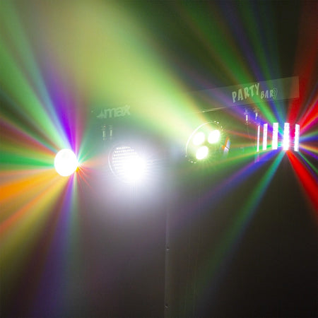 Max PartyBar09 - Kit Jelly Moon, Derby, Foco Par y Strobo - Tempo Shop