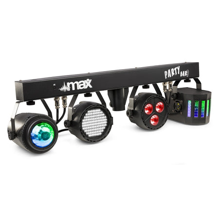 Max PartyBar09 - Kit Jelly Moon, Derby, Foco Par y Strobo - Tempo Shop