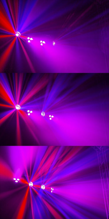 Max PartyBar1 - con 2 Focos PAR + 2 Jellymoon RGBW - Tempo Shop