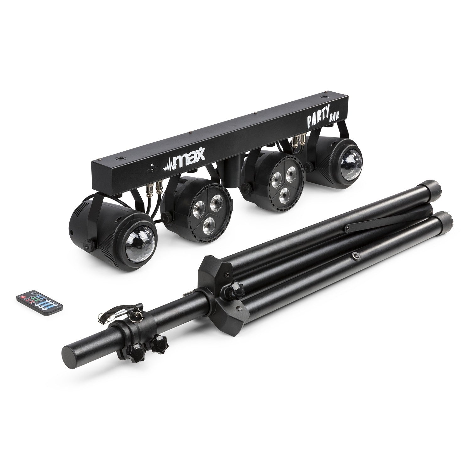 Max PartyBar1 - con 2 Focos PAR + 2 Jellymoon RGBW - Tempo Shop