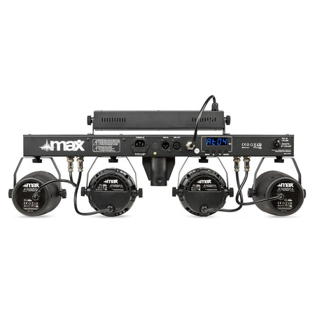 Max PartyBar10 - Kit 2x Jelly Moon, 2xPAR y UV/Strobo - Tempo Shop