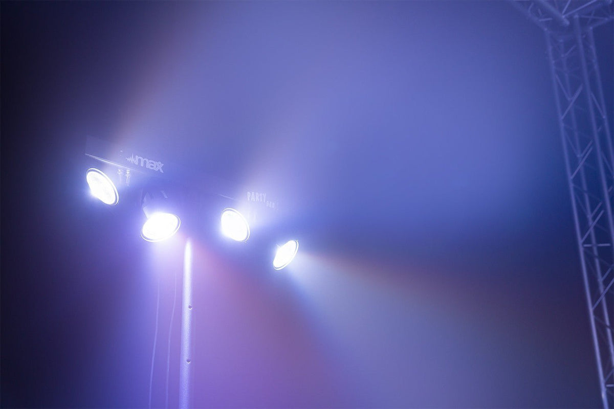 Max PartyBar11 - Kit 4 x COB Foco Par 20W - Tempo Shop