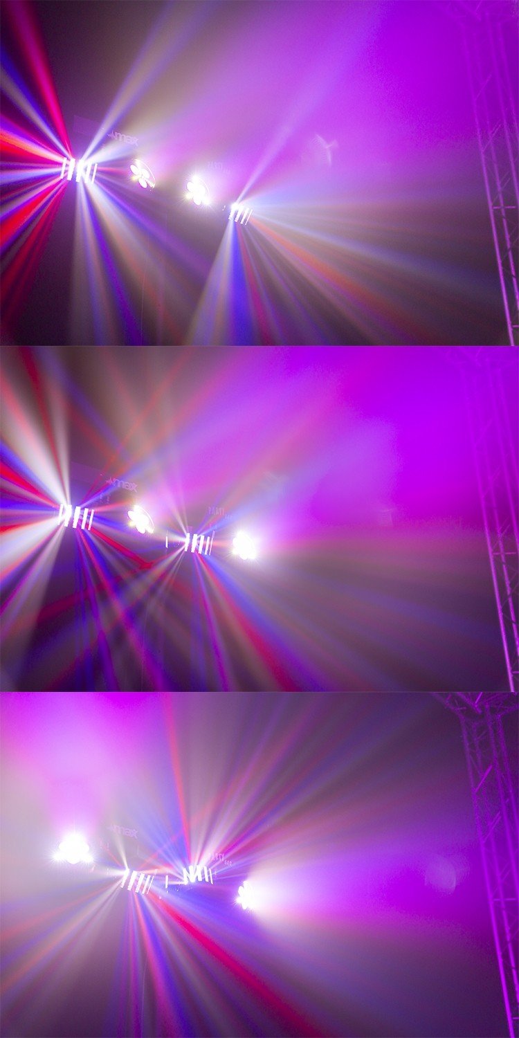 Max Partybar12 - Kit 2x Foco PAR y 2 x Derby - Tempo Shop