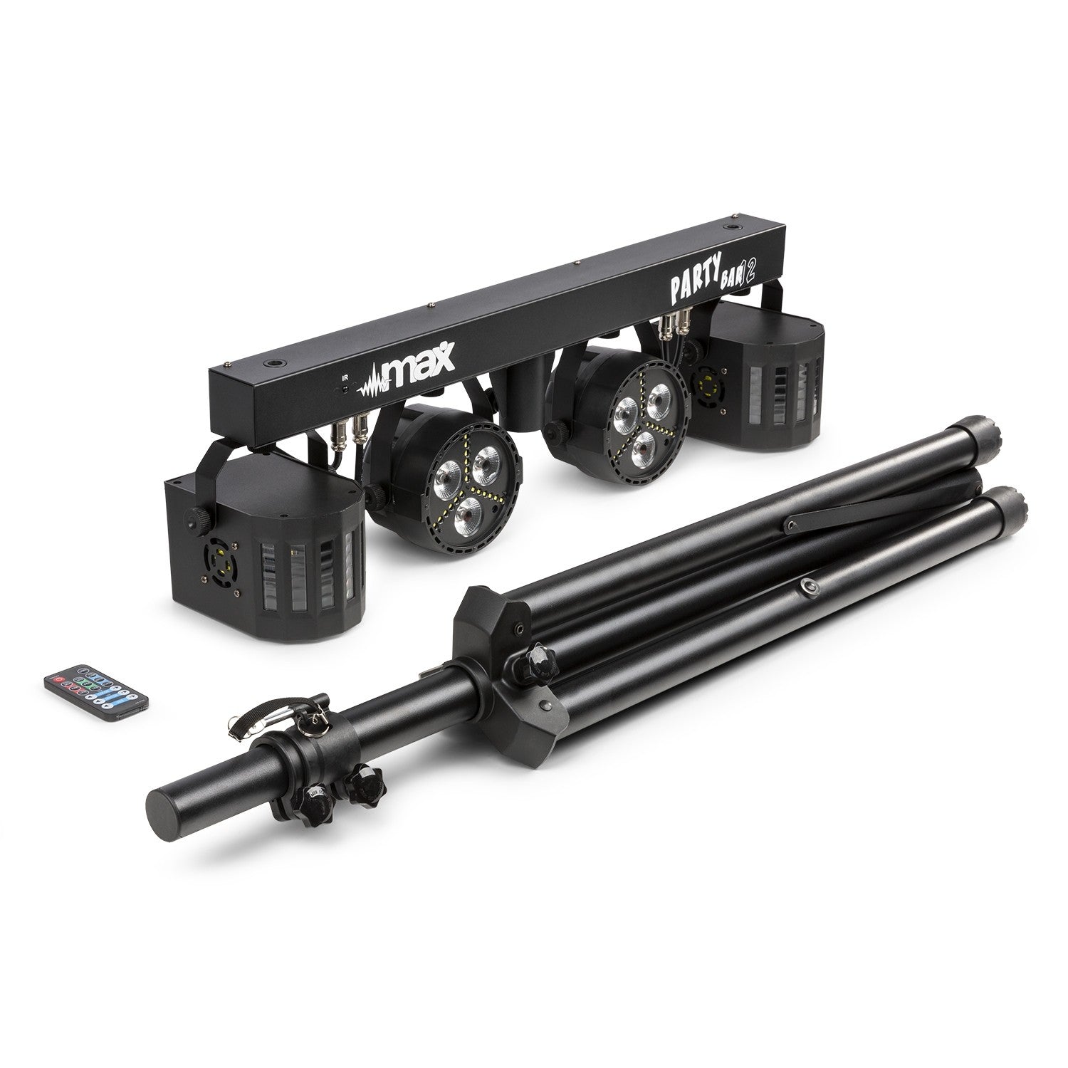 Max Partybar12 - Kit 2x Foco PAR y 2 x Derby - Tempo Shop