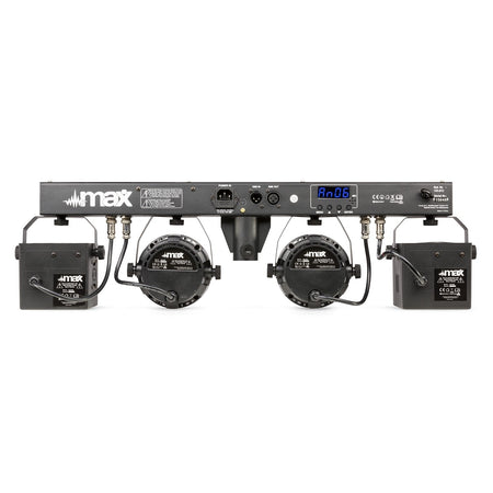 Max Partybar12 - Kit 2x Foco PAR y 2 x Derby - Tempo Shop