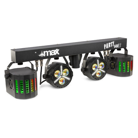 Max Partybar12 - Kit 2x Foco PAR y 2 x Derby - Tempo Shop