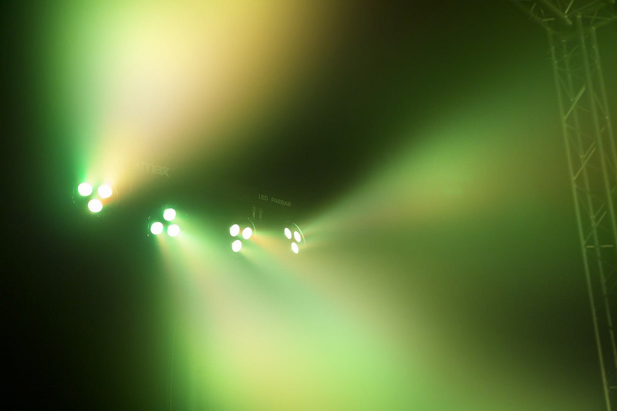 Max PartyBar4 - LED PARBAR con 4 focos 3x 4 - en - 1 RGBW - Tempo Shop