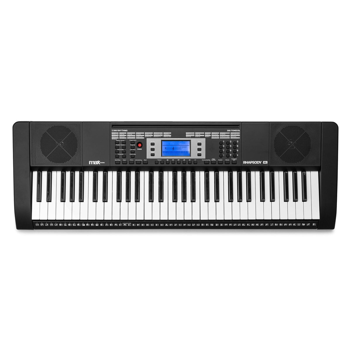 Max Rhapsody61L - Teclado electrónico de 61 teclas iluminadas - Tempo Shop