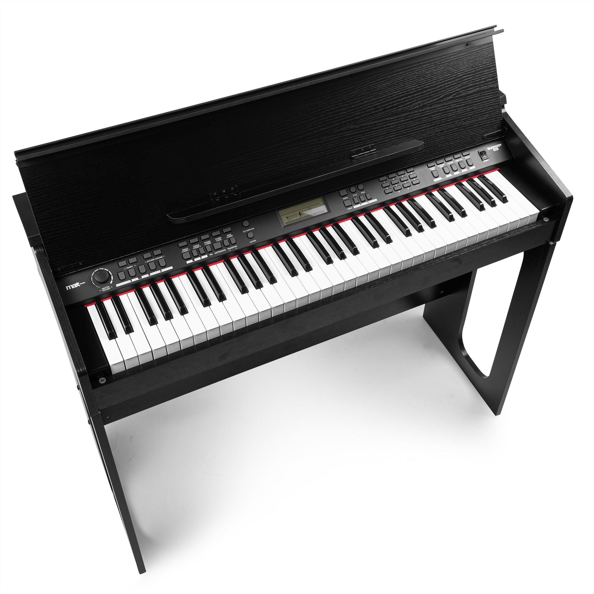 Max RhapsodyDP61 - Piano digital de 61 teclas con soporte para mueble - Tempo Shop