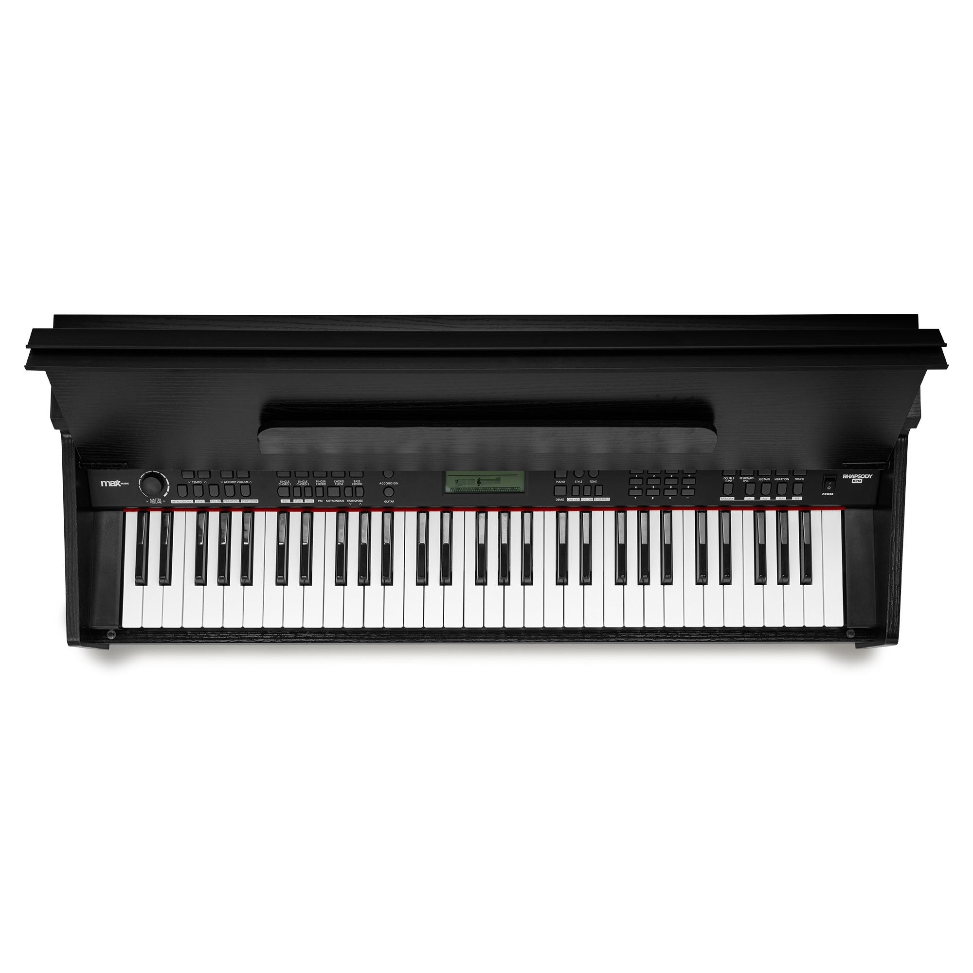 Max RhapsodyDP61 - Piano digital de 61 teclas con soporte para mueble - Tempo Shop