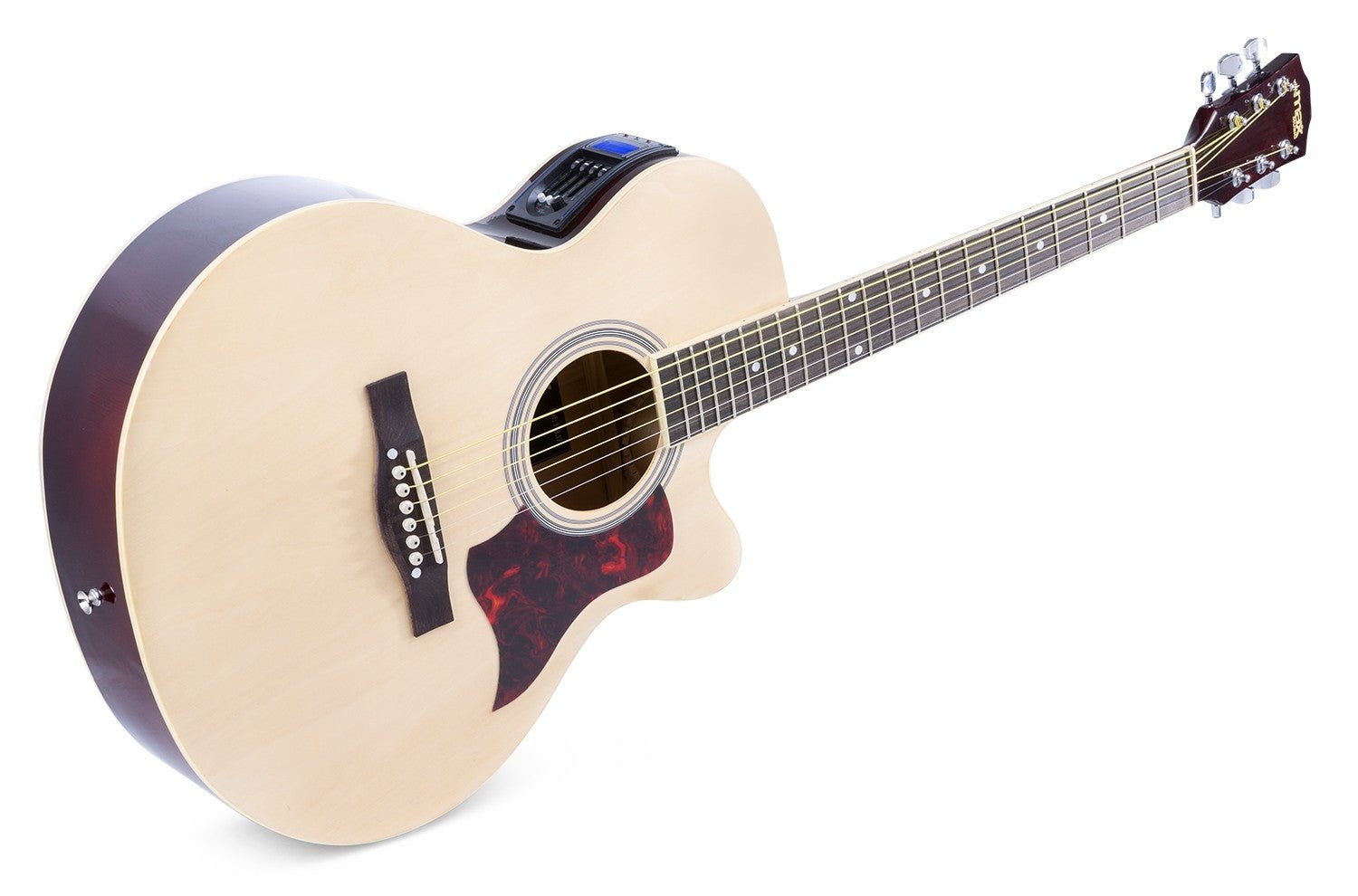 Max ShowKit - Conjunto Guitarra Acústica Electrificada Natural - Tempo Shop