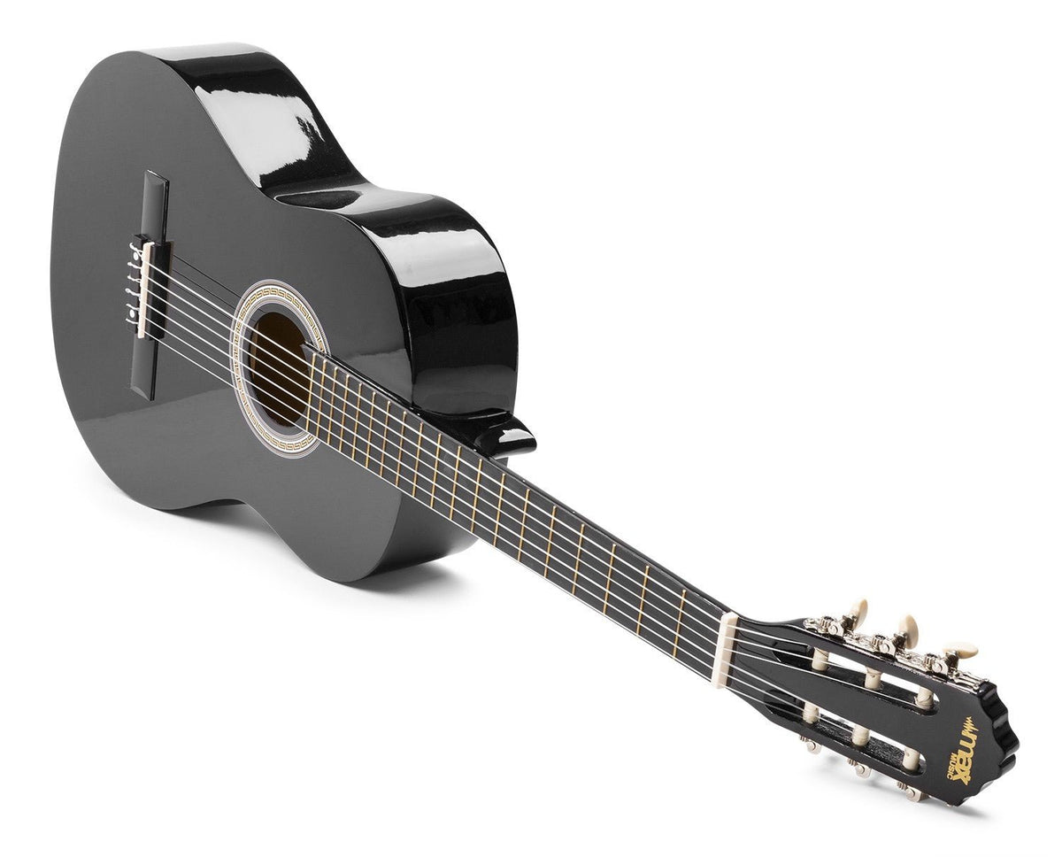 Max SoloArt - Conjunto Guitarra Clásica Negro - Tempo Shop