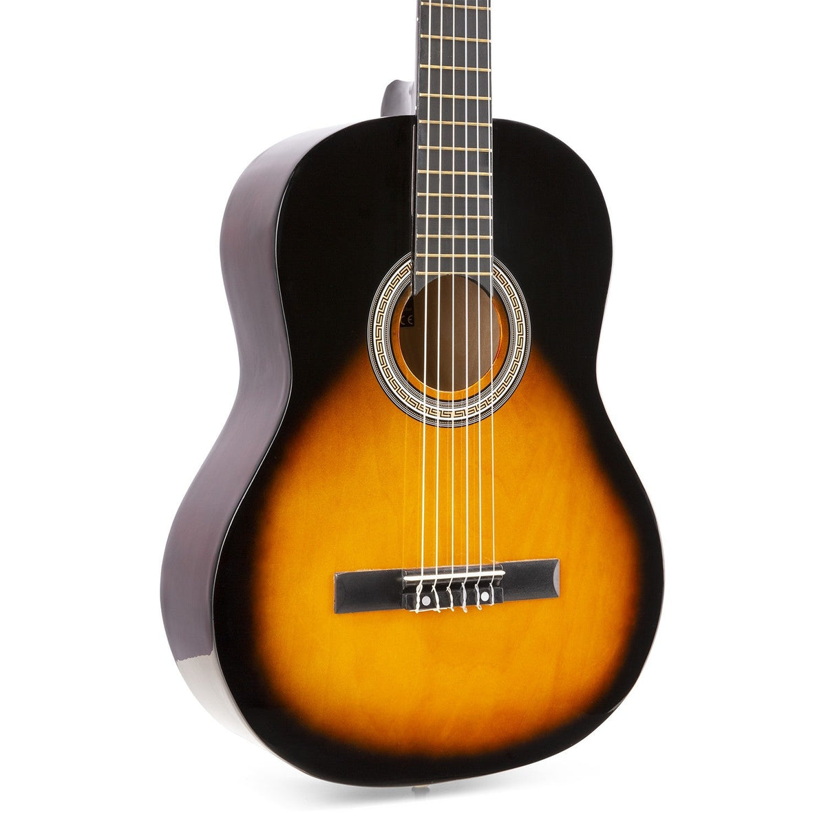 Max SoloArt - Conjunto Guitarra Clásica Sunburst - Tempo Shop