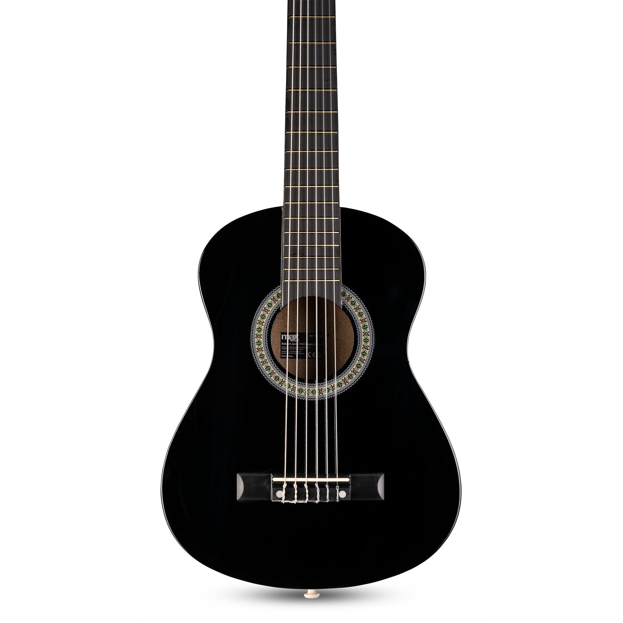 Max SoloArt - Junior 1/4 Conjunto Guitarra Clásica Negro - Tempo Shop