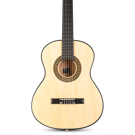 Max SoloArt Junior 3/4 - Conjunto Guitarra Clásica Natural - Tempo Shop