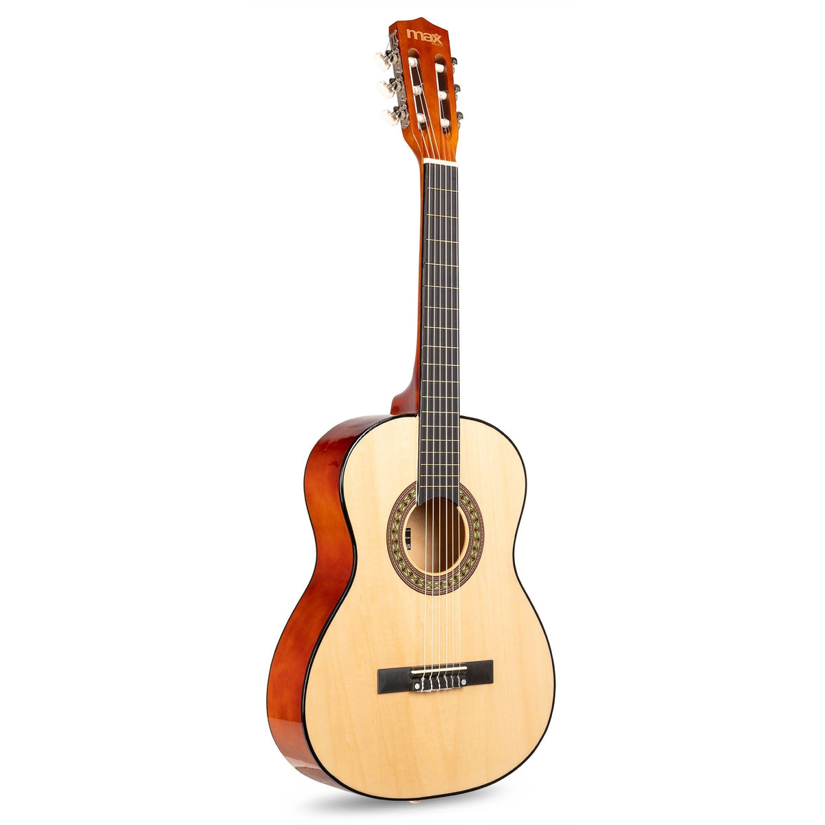 Max SoloArt Junior 3/4 - Conjunto Guitarra Clásica Natural - Tempo Shop