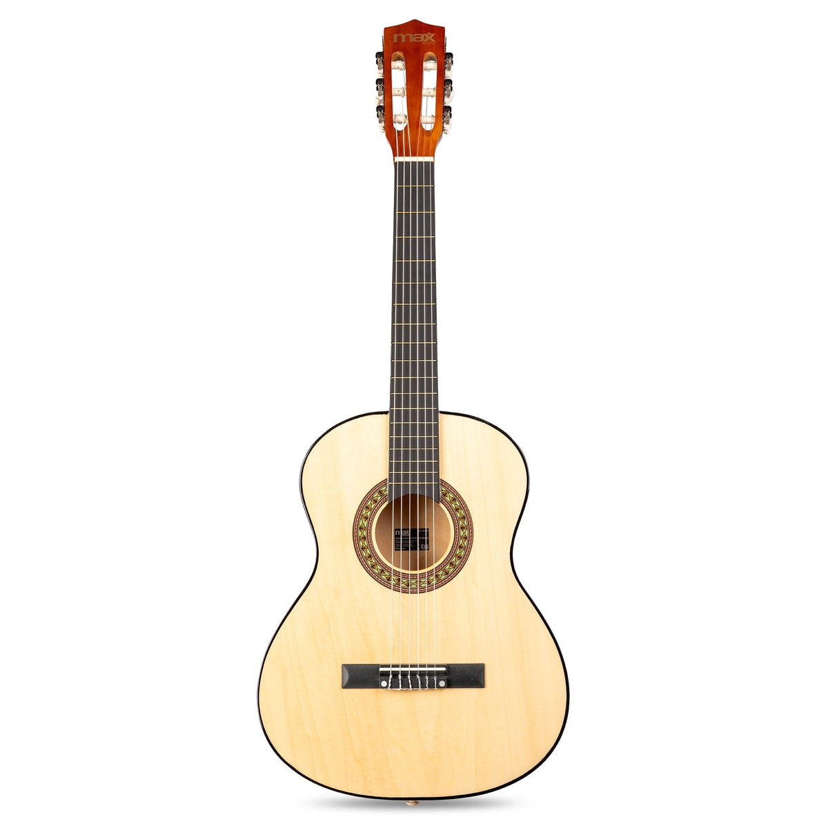 Max SoloArt Junior 3/4 - Conjunto Guitarra Clásica Natural - Tempo Shop